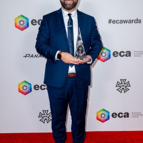 2024 Emerging Cinematographer Award honoree Nick Mahar.