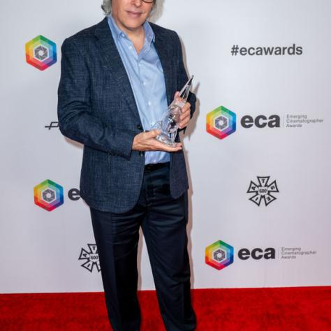 Local 600 Director of Photography Rodrigo Prieto, ASC, AMC, recipient of the 2024 Distinguished Filmmaker Award.