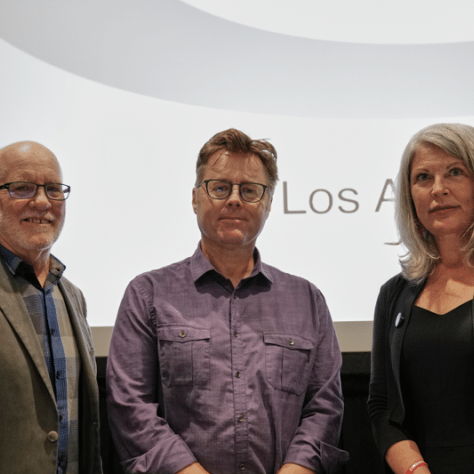 Establishing a Culture of On-Set Safety panelists (L-R) Michael Chambliss, moderator, Patrick Cady, ASC, and Rebecca Rhine.