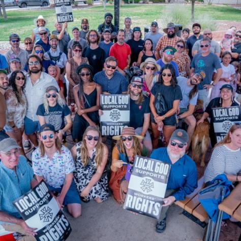 Group photo of people at event.