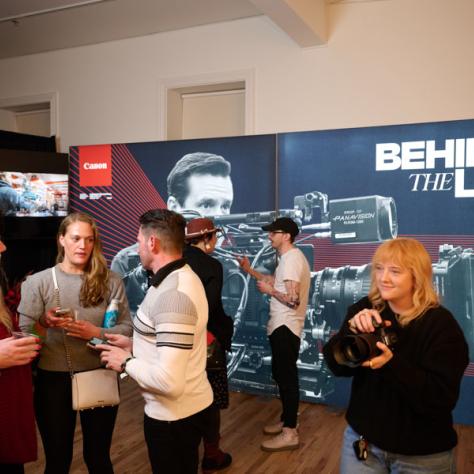 Local 600 Director of Photography Andrew Wehde on display for Canon's Behind the Lens series