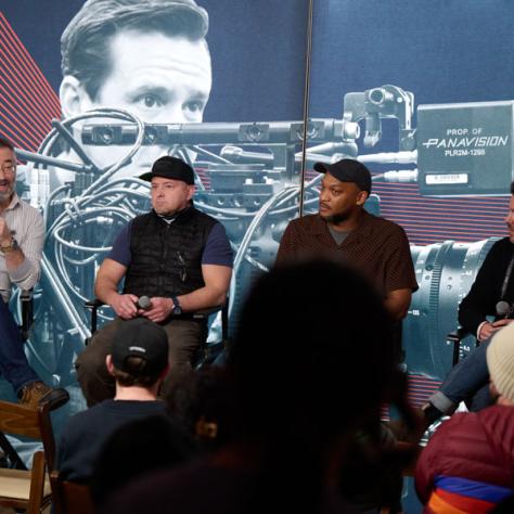 Canon Creative Studio's panel "Focused on Lenses." The panel was moderated by the ASC's Jay Holben and featured panelists David Klein, ASC (The Mandalorian) Bryan Gentry (Luther: Never Too Much), and Eloi Moli (Border Hopper).