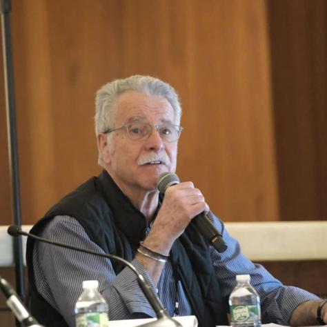 Man sitting at table. 