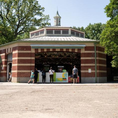 View of building from outside. 