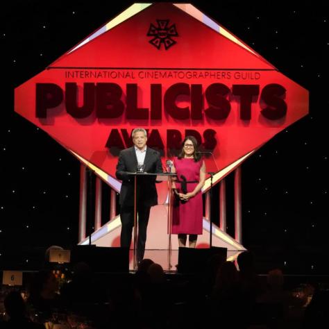 59th Annual ICG Publicists Awards -- Pictured: (l-r) Michael De Luca, Pamela Abdy -- (Photo by: Evans Vestal Ward)