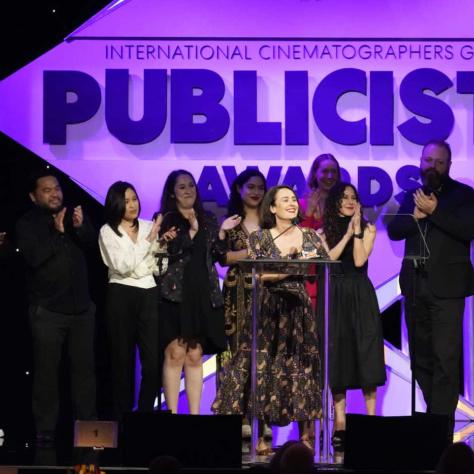 59th Annual ICG Publicists Awards -- Pictured: Winners of the Maxwell Weinberg Motion Picture Publicity Campaign, Spider-Man: No Way Home (Sony Pictures Entertainment/Marvel Studios) -- (Photo by: Evans Vestal Ward)