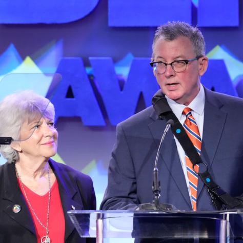 ICG Publicists Awards Co-Chairs Sheryl Main and Tim Menke (Photo by: Evans Vestal Ward/ICG)