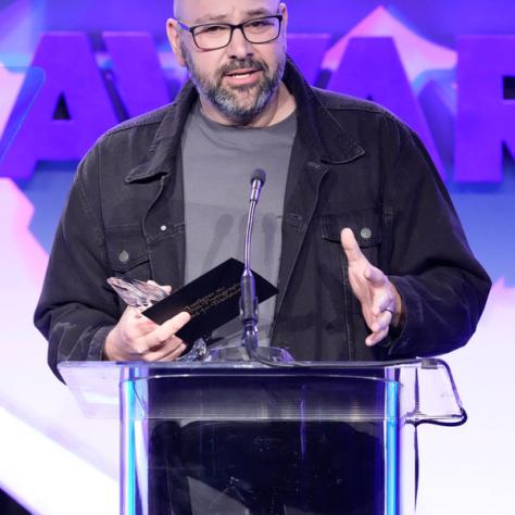 Justin Lubin, recipient of the Excellence in Unit Still Photography Award, Television (Photo by: Evans Vestal Ward/ICG)