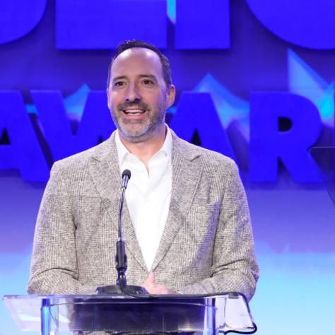 Tony Hale presents both the Press and International Media Awards (Photo by: Evans Vestal Ward/ICG)