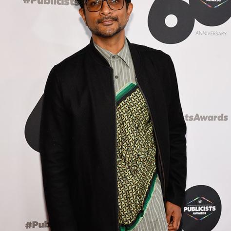 ICG PUBLICISTS AWARDS - Pictured: Uktarsh Ambudkar at the Beverly Hilton on March 10, 2023 - (Photo by: Trae Patton)