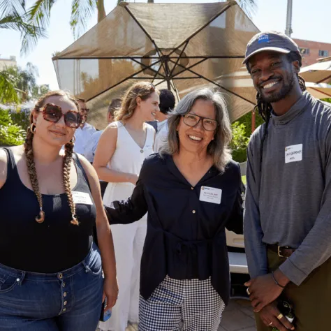 Patti Lee, ASC (center) with ECA guests.