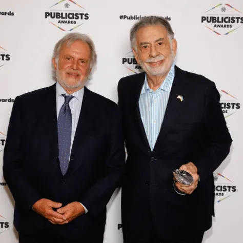 59th Annual ICG Publicists Awards -- Pictured: (l-r) Sid Ganis and Francis Ford Coppola, Lifetime Achievement Award recipient -- (Photo by: Trae Patton)