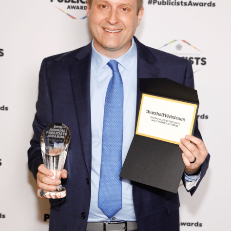 59th Annual ICG Publicists Awards -- Pictured: Marshall Weinbaum, Publicist of the Year Award recipient -- (Photo by: Trae Patton)